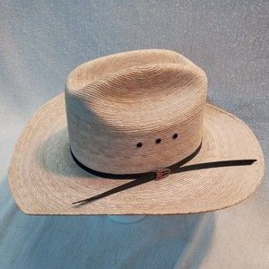 Justin Authentic Western Headwear Milano Hat Co 20X Sz 7 3/8 Cowboy Ranch